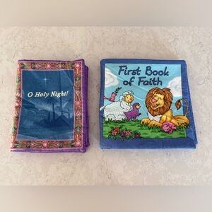 Vintage/Handmade cloth book bundle (2 books)